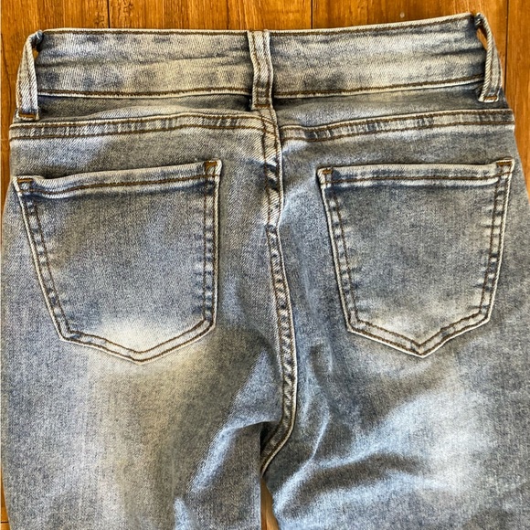 LOVE SOHO Women’s Light Blue High-Waisted Skinny Jeans Size 5 - Picture 9 of 12